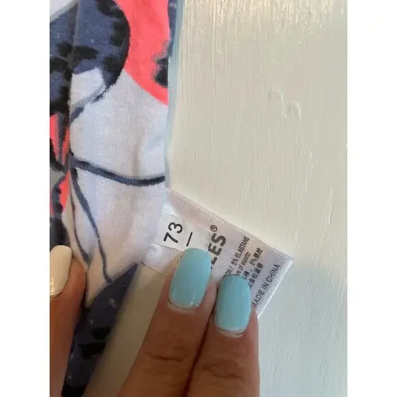 Kid Tales short sleeve one piece pants floral zip lightweight Size 73 US 6-9 m - Picture 6 of 8